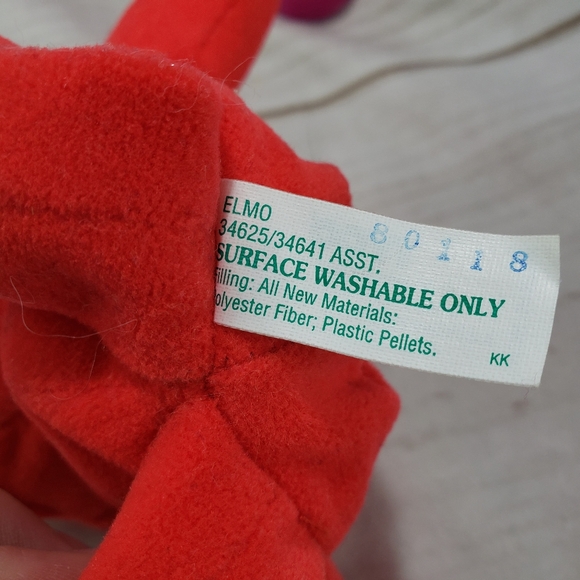 🌞SOLD🌞 Sesame Street Elmo & Telly Monster Plush Stuffed Toys Tyco 8 Inch 1997 - Picture 9 of 12